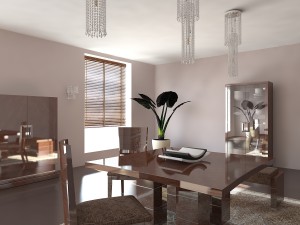 living room furniture set 02 3D-Modell