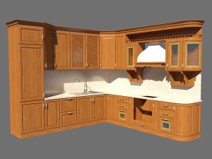 kitchen01 Model 3D