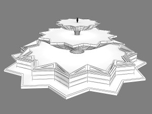 star fountain 3D Модель