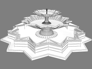 star fountain 3D Модель