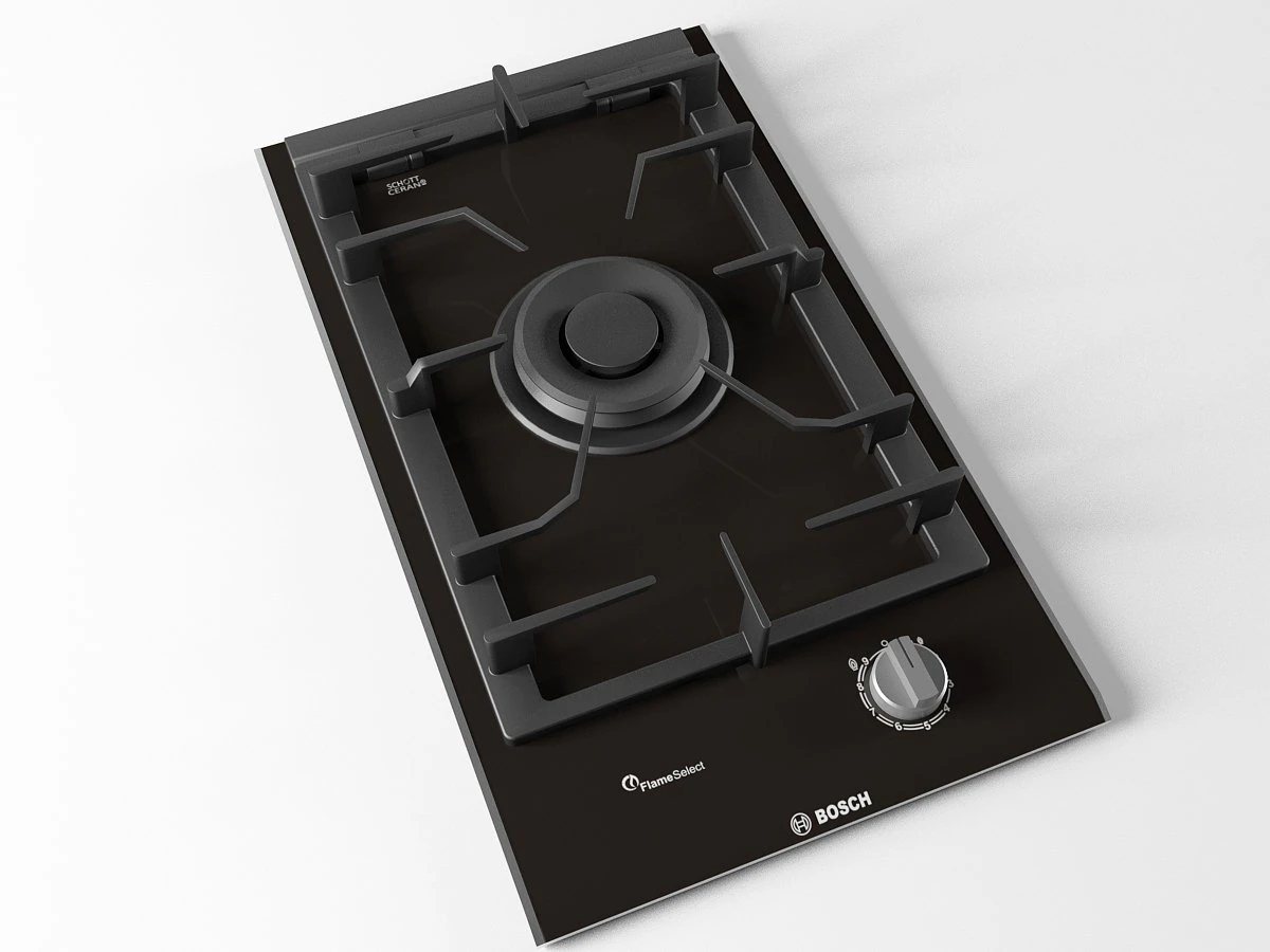 cooktop 01 3D Model .c4d .max .obj .3ds .fbx .stl .blend 