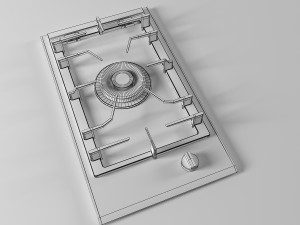 cooktop 01 Modelo 3D
