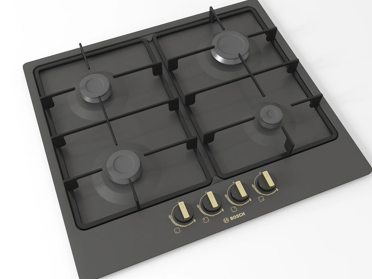 cooktop 02 3D Model .c4d .max .obj .3ds .fbx .stl .blend