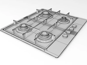 cooktop 02 3D Model