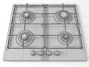 cooktop 02 3D Model