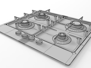 cooktop 02 3Dモデル