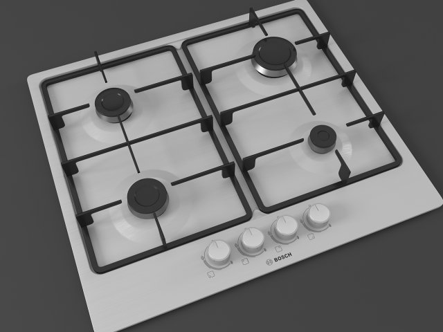 cooktop 03 Modelo 3D .c4d .max .obj .3ds .fbx .stl .blend 