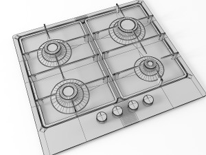 cooktop 03 Modelo 3D