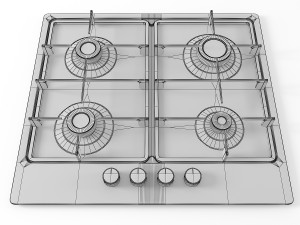 cooktop 03 Modelo 3D