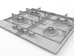 cooktop 03 Modelo 3D