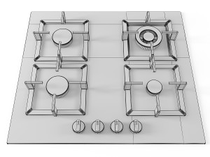 cooktop 04 3D-Modell