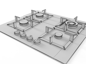 cooktop 04 3D-Modell