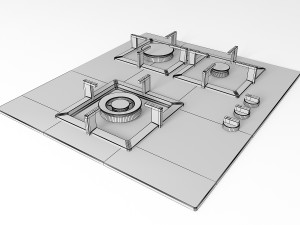 cooktop 05 3D-Modell