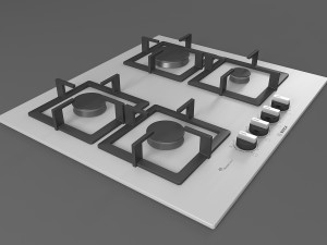 cooktop 06 Model 3D