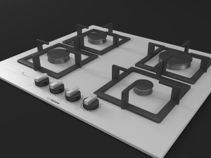 cooktop 06 Modelo 3D