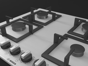 cooktop 06 Modelo 3D
