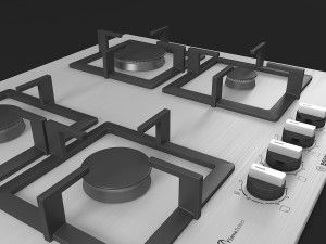 cooktop 06 Modelo 3D