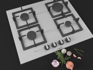 cooktop 06 Modelo 3D