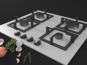 cooktop 06 Modelo 3D