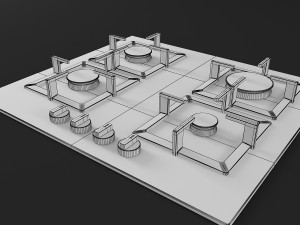 cooktop 06 Modelo 3D