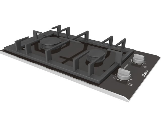 cooktop 09 3D Модель .c4d .max .obj .3ds .fbx .stl .blend 