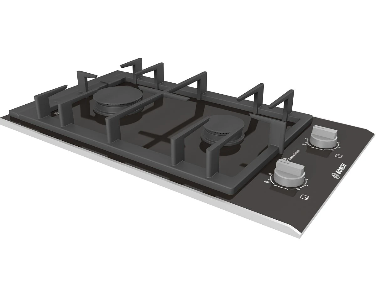 cooktop 09 3D Model .c4d .max .obj .3ds .fbx .stl .blend 