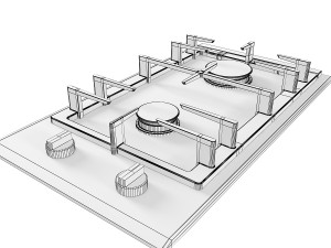 cooktop 09 3D Модель