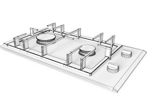 cooktop 09 3D Model