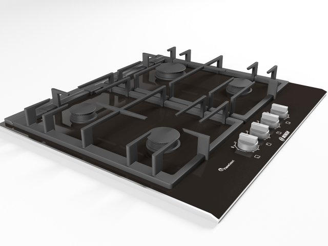 cooktop 10 3D Model .c4d .max .obj .3ds .fbx .stl .blend 
