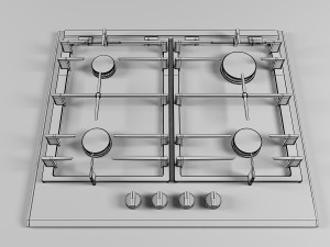 cooktop 10 3D Model