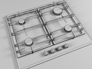 cooktop 10 3D Model