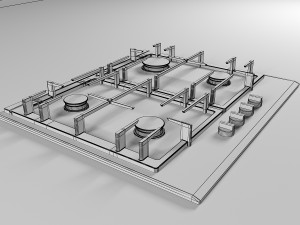 cooktop 10 3D Model
