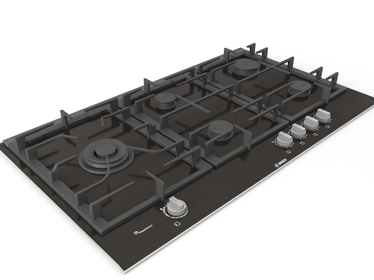 cooktop 11 3D Model .c4d .max .obj .3ds .fbx .stl .blend 