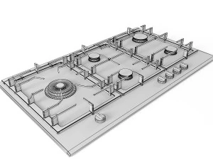 cooktop 11 3D Model