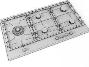 cooktop 11 3D 模型
