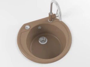kitchen sink 01 3D Model