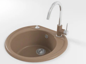 kitchen sink 01 3D Model