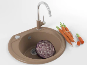 kitchen sink 01 3D Model