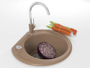 kitchen sink 01 3D Model