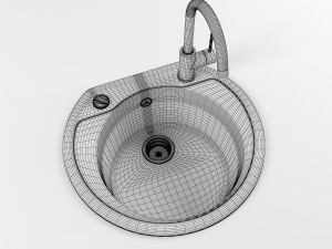 kitchen sink 01 Modelo 3D