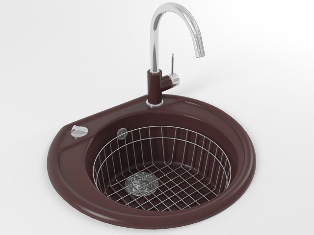 kitchen sink 02 Modelo 3D .c4d .max .obj .3ds .fbx .stl .blend 