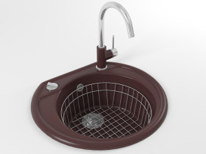 kitchen sink 02 Model 3D