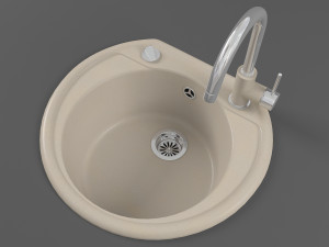 kitchen sink 03 Model 3D