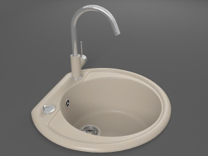 kitchen sink 03 Model 3D