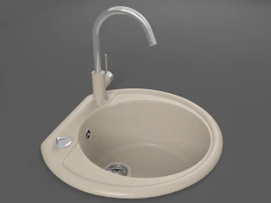 kitchen sink 03 3D Model