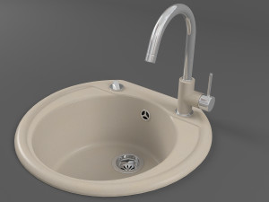 kitchen sink 03 Model 3D