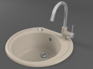 kitchen sink 03 3D Model