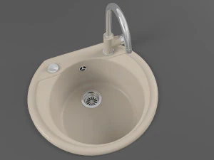 kitchen sink 03 3D Model