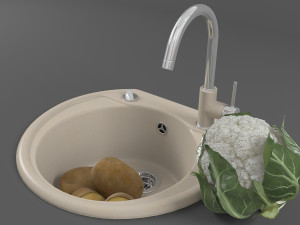 kitchen sink 03 Model 3D