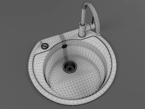 kitchen sink 03 3D Model
